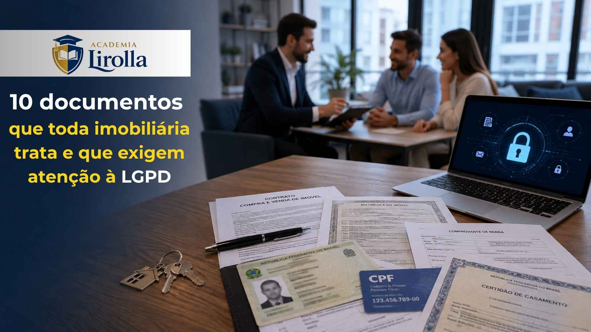 Os 10 documentos que toda imobiliária trata e que exigem atenção à LGPD